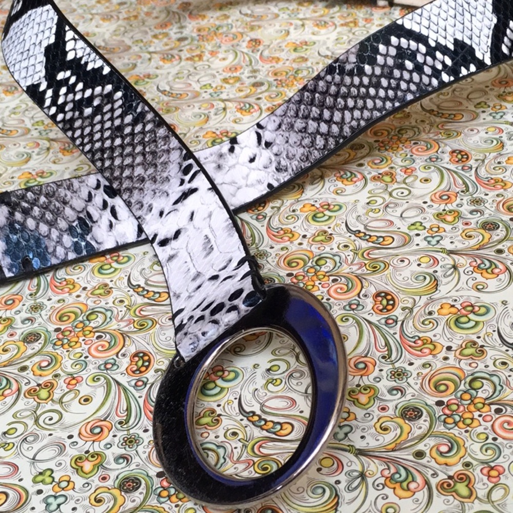 Python Print Leather Belt - image 3